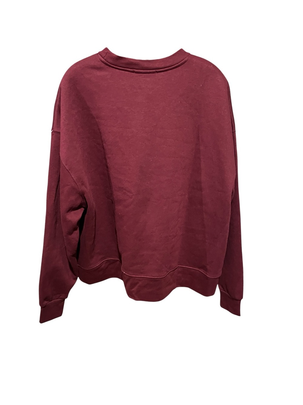 WeWoreWhat New Burgundy Wellness Club Crewneck Sweatshirt XL - Picture 5 of 11